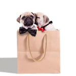 x50 Bulk Kraft Paper Gift Bags Craft Wedding Retail Brown Carry Bag With Handle