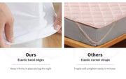 Dreamz Mattress Protector Topper Microfiber Waterproof Cover Double King Queen