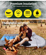 Mountview Sleeping Bag Outdoor Camping Single Bags Hiking Thermal -20℃ Winter.