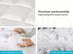 Dreamz Mattress Topper Pillowtop 1000GSM Bamboo Underlay Protector Pad Single
