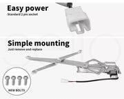 Manan Electric Window Regulator Front Pair LH+RH Holden Commodore VT VX VU VY