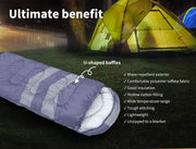 Mountview Single Sleeping Bag Bags Outdoor Camping Hiking Thermal -10℃ Tent
