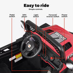 Bopeep Kids Ride On Car Electric Jeep Off Road Toy Remote Control Dual Motor Red
