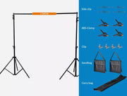 Pro.Studio Backdrop Stand Screen Photo Background Support Stand Kit 2.5x3m