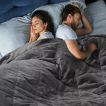 Dreamz Weighted Blanket Heavy Gravity Adults Deep Relax Kids Adult 5/7/9KG Grey.