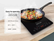 Spector Electric Induction Cooktop Portable Ceramic Kitchen Cooker Touch 2000W