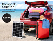 12V 10W Solar Panel Kit Mono Backup for Caravan Car Battery Charging Controllers