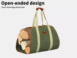 Traderight Firewood Carrier Bag Camping Log Outdoor Wood Storage Holder Canvas