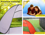 Mountview Pop Up Beach Tent Camping Portable Hiking Tents 2 Person Shelter