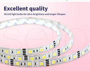 LED Ring Light with Tripod Stand Phone Holder Dimmable Studio Lamp Makeup Mirror
