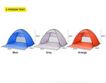 Mountview Pop Up Beach Tent Camping Portable Hiking Tents 2 Persons Shelter