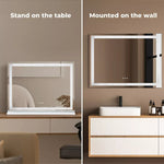 Yezi Crystal Hollywood Vanity Mirror LED Light Makeup Magnifying Bathroom Type C