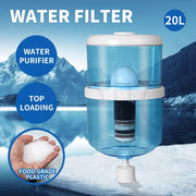 20L Water Filter Purifier Ceramic Carbon Mineral Dispenser 6 Stage Filtration