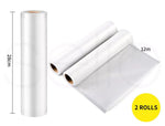 Toque Vacuum Food Sealer Seal Bags Rolls Saver Storage Commercial Grade 28cm