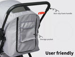Pawz Pet Stroller Pram Dog Carrier Trailer Strollers 4 Wheels Foldable Large