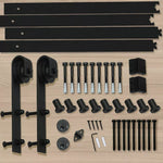 Levede Sliding Barn Single Door Hardware Track Roller Kit1.5/1.83/2/2.4/3/3.6/4M
