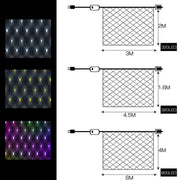 Christmas LED String Fairy Lights Net Mesh Outdor Decor Xmas Wedding Home Party