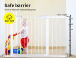 Levede Baby Safety Gate Adjustable Kid Pet Security Stair Barrier Door Extension