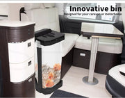Collapsible Caravan Rubbish Bin Liner rv Motorhome Garbage Trash Waste Can Bags