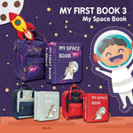 My First Book My Space Book Grey Montessori Education Kids Gift Books