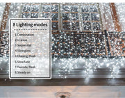LED Fairy String Lights Curtain Xmas Outdoor Wedding Party Garden Decorations.