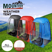 Mountview Pop Up Camping Tent Beach Portable Hiking Tents Weather Shelter Shade