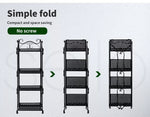 Levede Plant Stand 4 Tiers Outdoor Indoor Metal Flower Pots Rack Garden Shelf