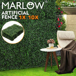 Marlow Artificial Boxwood Hedge Fake Vertical Garden Green Wall Fences 60x40x4cm