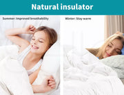 Dreamz 500GSM All Season Goose Down Feather Filling Duvet in Super King Size