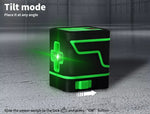 Traderight Laser Level Green Light Auto Self Leveling Waterproof Cross Line Home