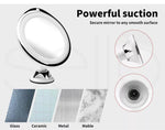 10x Magnifying Makeup LED Mirror 360° Rotation Wall Cosmetic Bathroom Mirrors