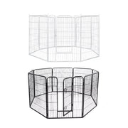 Pawz Pet Dog Playpen Puppy  Cage Enclosure Fence Metal  8 Panel 24
