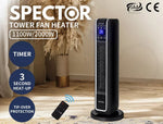 Spector Electric Heater Portable Fast Heating Tower Heaters Remote Control Timer