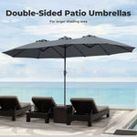 Centra Patio Umbrella Outdoor Base Stand Double-Sided Garden Pool Sun Block 4.5M