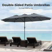 Centra Patio Umbrella Outdoor Base Stand Double-Sided Garden Pool Sun Block 4.5M