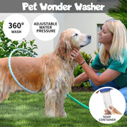 Pet Washer 360 Dog Cat Shower Hair Clean Kit Household Woof Wash Easy Tool