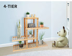 Levede 4 Tier Plant Stand Outdoor Indoor Flower Pots Rack Garden Shelf