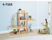 Levede 4 Tier Plant Stand Outdoor Indoor Flower Pots Rack Garden Shelf
