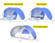 Mountview Pop Up Tent Beach Camping Tents 2-3 Person Hiking Portable with Matt