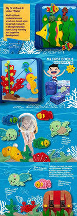 My First Book Under Water Montessori Education Kids Gift Books