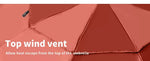 Mountview Beach Umbrella Outdoor Umbrellas Sun Shade Garden Shelter 2.33M Red