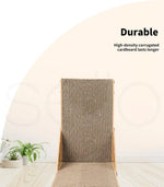 Pawz Cat Scratcher Scratching Board Corrugated Cardboard Scratch Bed Toy Pad Mat