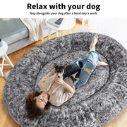 TheNapBed Human Size Pet Bed Calming Mattress Sofa Sleeping Floor Mat Cushion