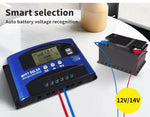 30/40/50/100A Solar Charge Controller MPPT 12V 24V Regulator Auto Dual USB