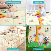 Bopeep Kids Play Mat Baby Crawling Pad Floor Foldable XPE Foam Non-slip Carpet