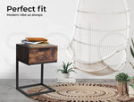 Levede Bedside Tables Side End Table Wood Nightstand Storage Drawers Cabinet