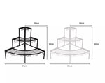 Levede Plant Stand Outdoor Indoor Metal Flower Pots Rack Corner Planter Shelf