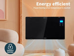 Electric Heater Portable Glass Panel Convection Energy Efficient Wall Floor