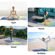 Centra Yoga Mat Foldable Non-Slip Exercise Fitness Lightweight Workout Carry Bag