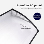 Mountview Window Door Awning Outdoor Canopy UV Patio Rain Cover DIY 1M X 2.4M